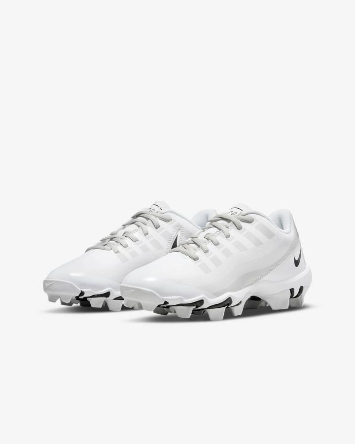 Botas de Futbol Nike Vapor Edge Shark Kids Niño Blancas Gris Negras | DNREM-2061