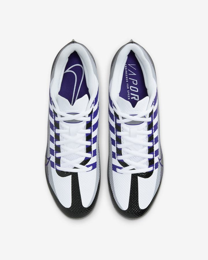 Botas de Futbol Nike Vapor Edge Speed 360 (Team) Hombre Negras Blancas Gris Moradas | OPXHQ-2095