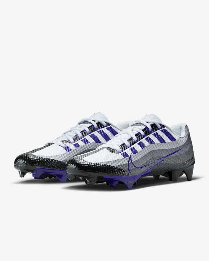 Botas de Futbol Nike Vapor Edge Speed 360 (Team) Hombre Negras Blancas Gris Moradas | OPXHQ-2095