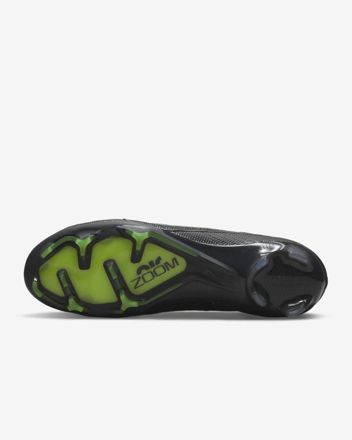 Botas de Futbol Nike Zoom Mercurial Superfly 9 Elite KM FG Firm-Ground Mujer Negras Blancas Gris Oscuro | EVBNL-3620