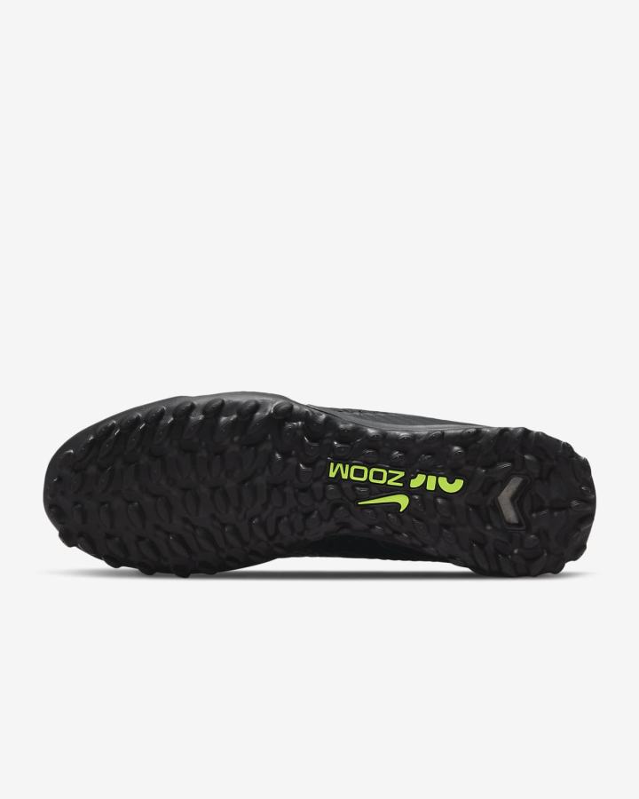 Botas de Futbol Nike Zoom Mercurial Superfly 9 Academy TF Turf Mujer Negras Blancas Gris Oscuro | MQBXZ-7104