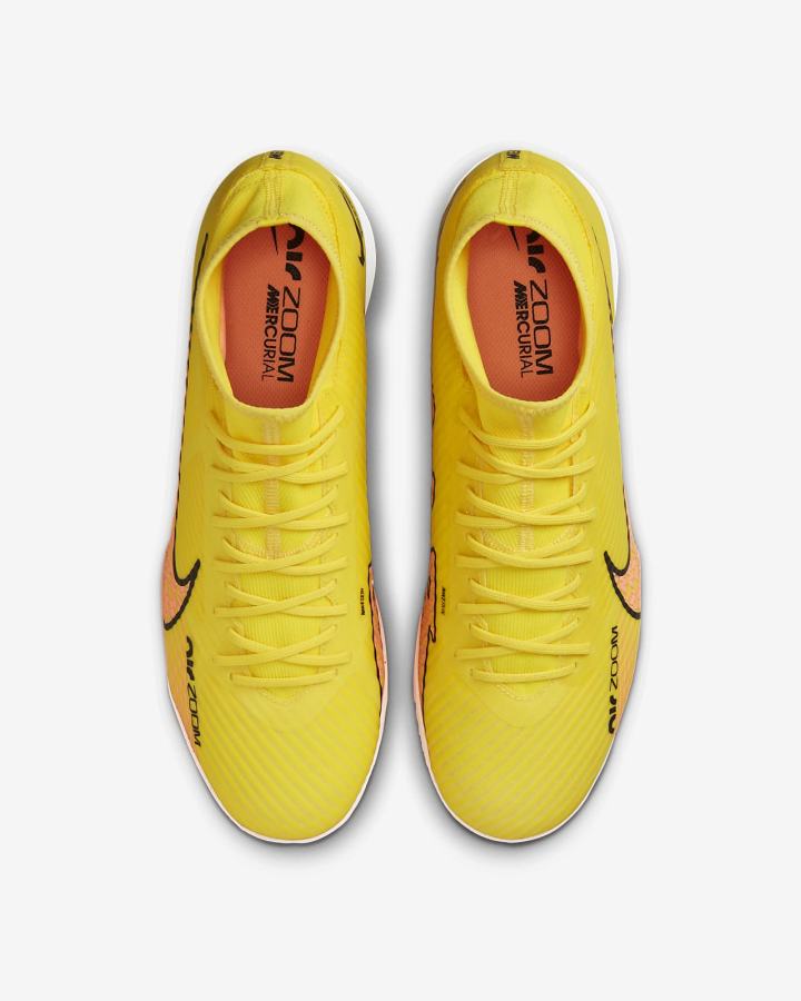 Botas de Futbol Nike Zoom Mercurial Superfly 9 Academy IC Indoor/Court Hombre Amarillo | ZSOPK-2378