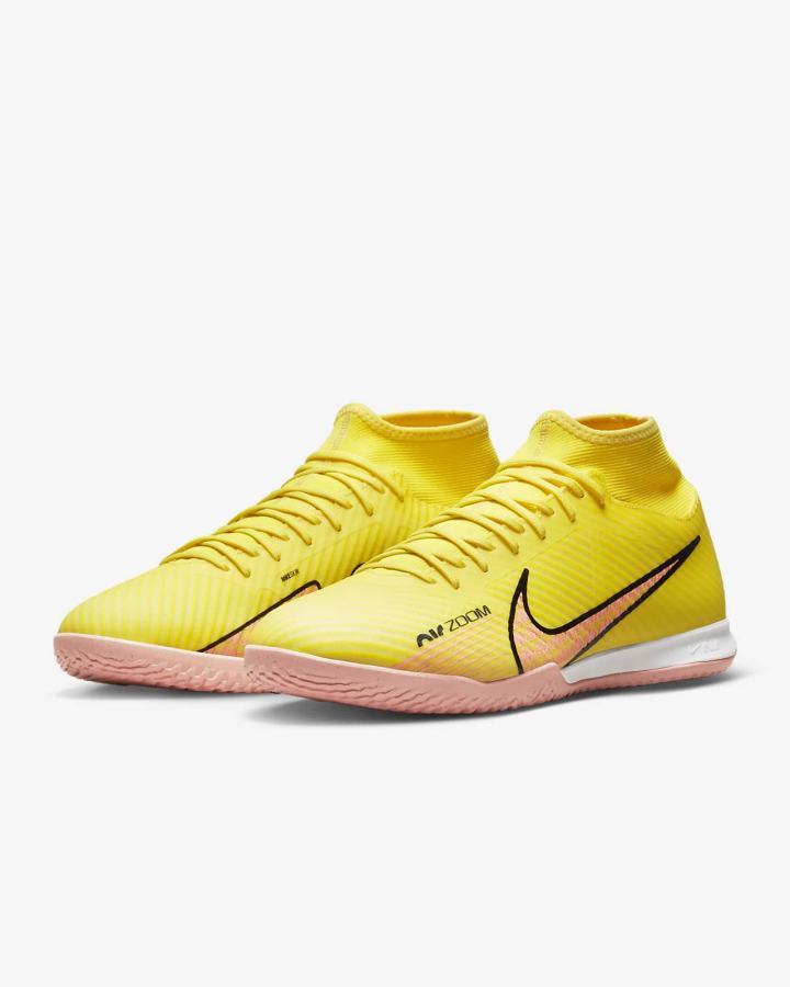 Botas de Futbol Nike Zoom Mercurial Superfly 9 Academy IC Indoor/Court Hombre Amarillo | ZSOPK-2378