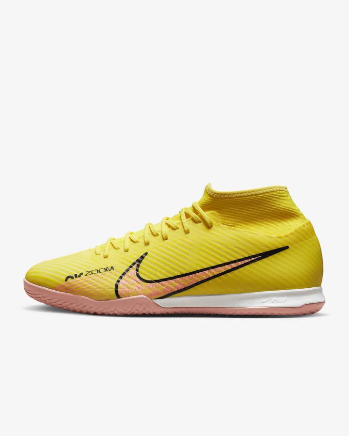 Botas de Futbol Nike Zoom Mercurial Superfly 9 Academy IC Indoor/Court Hombre Amarillo | ZSOPK-2378