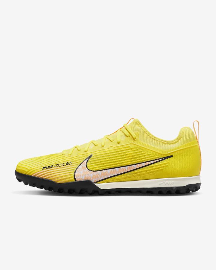 Botas de Futbol Nike Zoom Mercurial Vapor 15 Pro TF Turf Hombre Amarillo | CSRFN-2718