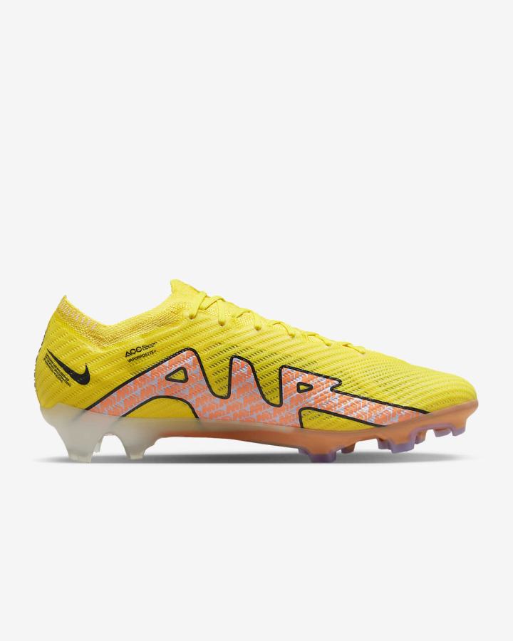 Botas de Futbol Nike Zoom Mercurial Vapor 15 Elite FG Firm Ground Mujer Amarillo | ECINR-1294