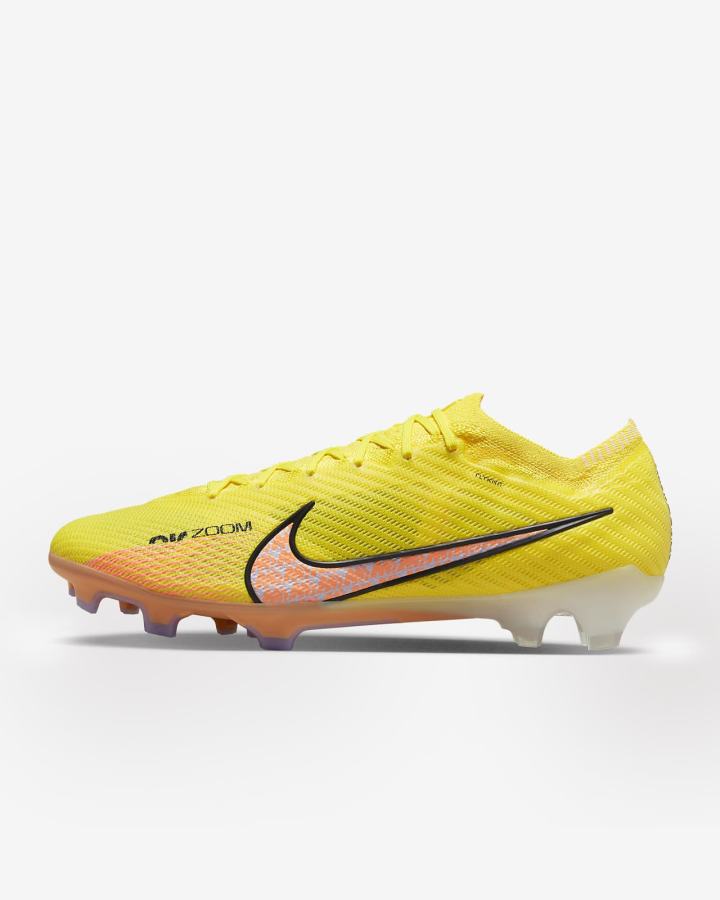 Botas de Futbol Nike Zoom Mercurial Vapor 15 Elite FG Firm Ground Mujer Amarillo | ECINR-1294