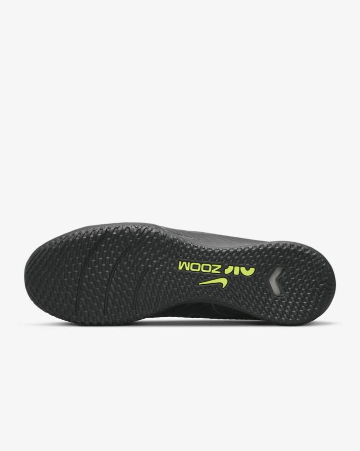 Botas de Futbol Nike Zoom Mercurial Vapor 15 Academy IC Indoor/Court Hombre Negras Blancas Gris Oscuro | JKRXT-5678