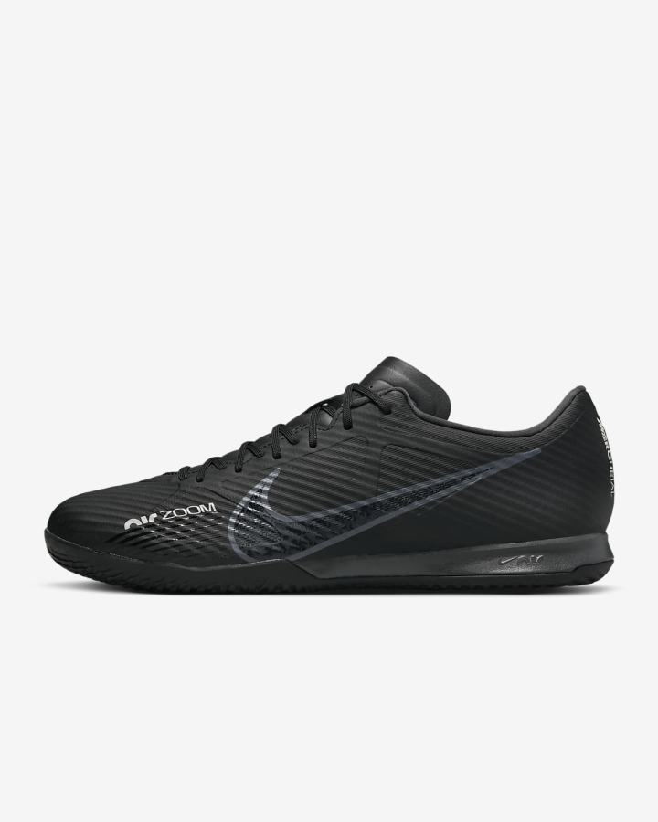 Botas de Futbol Nike Zoom Mercurial Vapor 15 Academy IC Indoor/Court Hombre Negras Blancas Gris Oscuro | JKRXT-5678