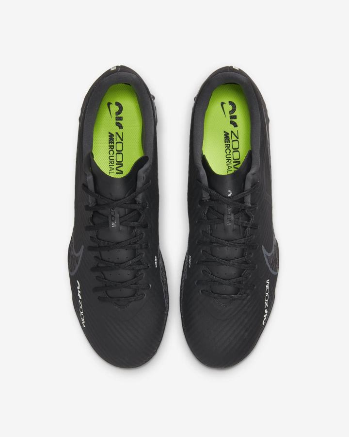 Botas de Futbol Nike Zoom Mercurial Vapor 15 Academy TF Turf Hombre Negras Blancas Gris | LVHQI-5306
