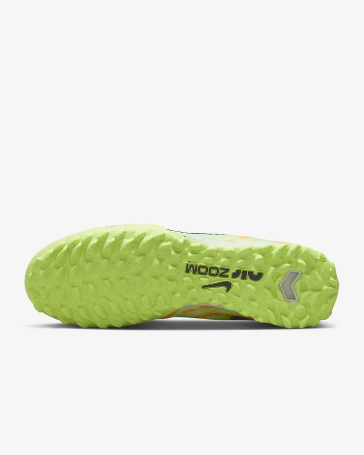 Botas de Futbol Nike Zoom Mercurial Vapor 15 Academy TF Turf Hombre Verde Menta Naranjas Verde Azules | NVXLH-4921
