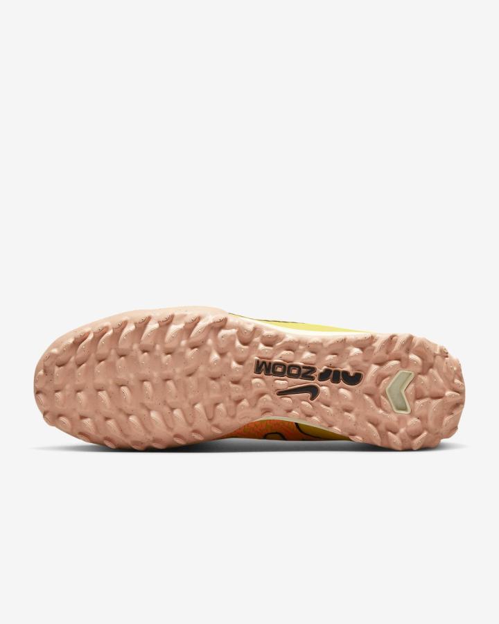 Botas de Futbol Nike Zoom Mercurial Vapor 15 Academy TF Turf Mujer Amarillo | VIGNC-3104