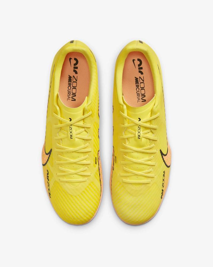 Botas de Futbol Nike Zoom Mercurial Vapor 15 Academy TF Turf Mujer Amarillo | VIGNC-3104