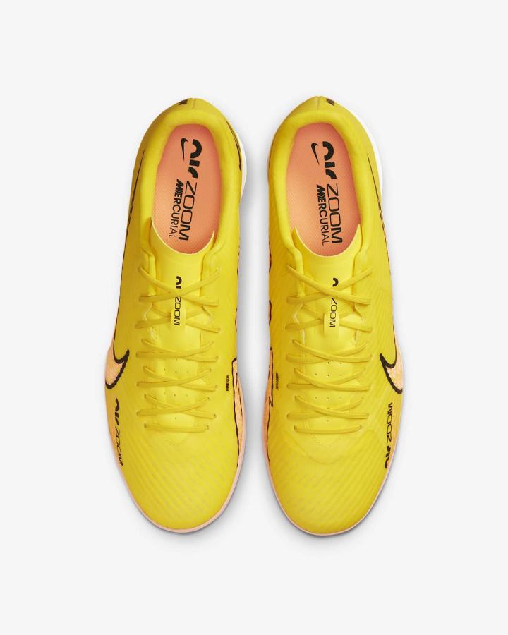 Botas de Futbol Nike Zoom Mercurial Vapor 15 Academy IC Indoor/Court Hombre Amarillo | XPLMQ-2784