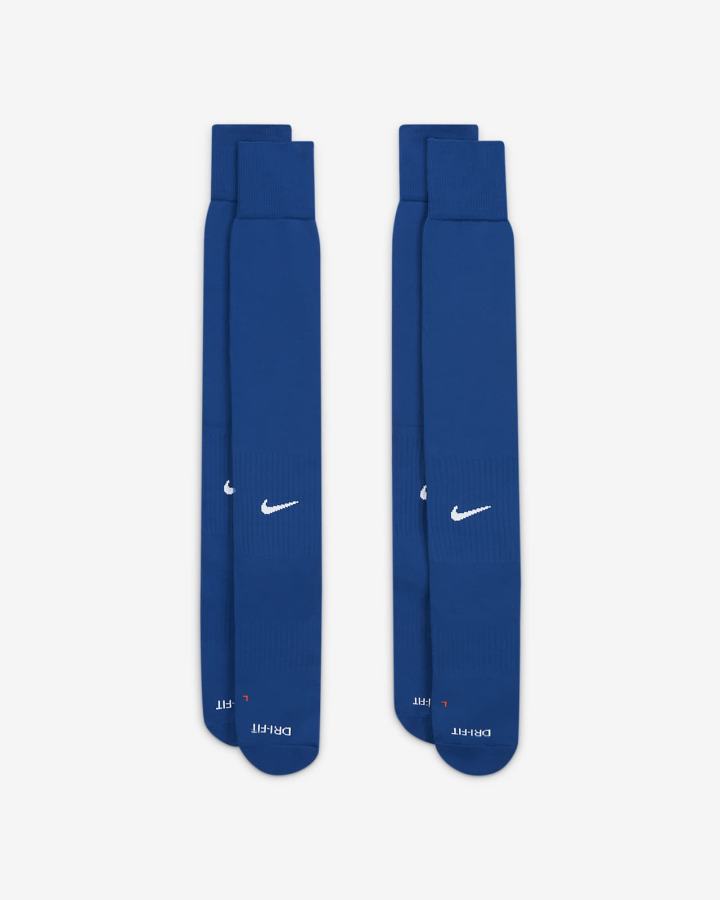 Calcetines Nike Baseball/Softball Over-the-Calf (2 Pairs) Hombre Azul Real Blancas | RJBWV-0379