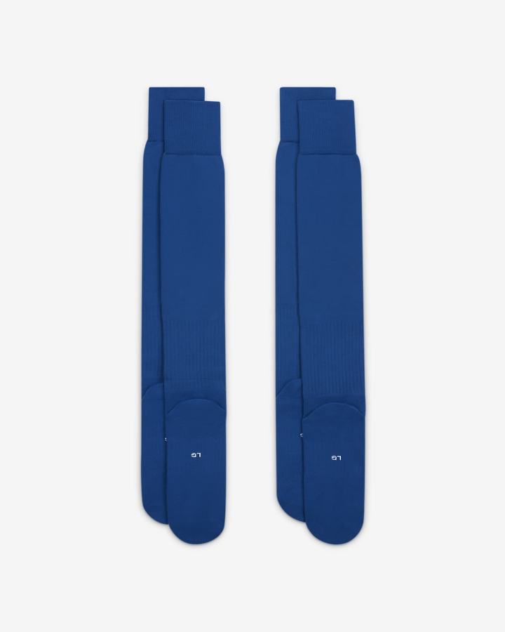 Calcetines Nike Baseball/Softball Over-the-Calf (2 Pairs) Hombre Azul Real Blancas | RJBWV-0379