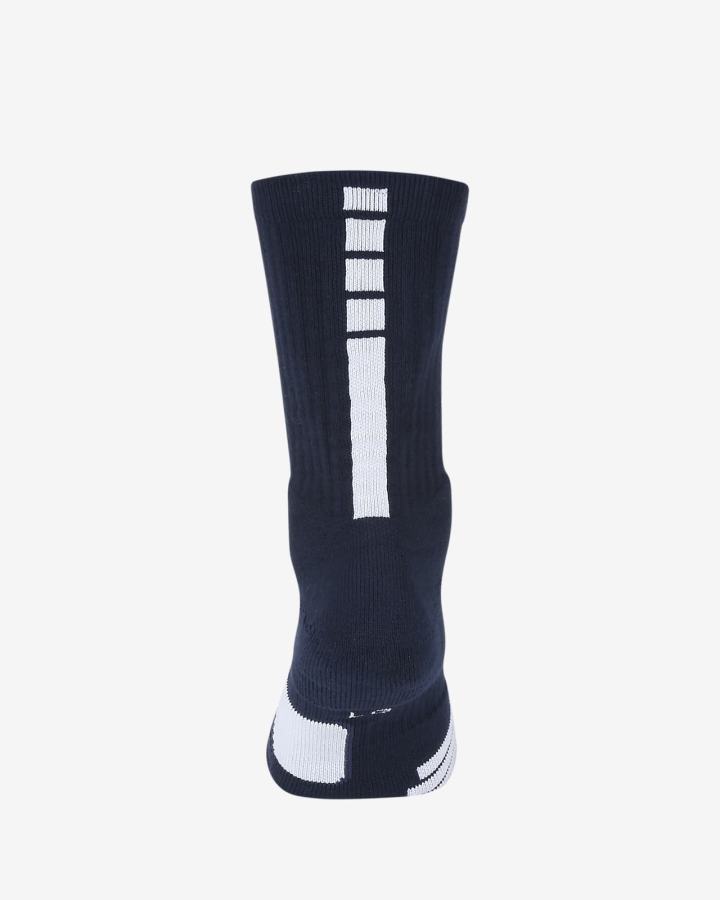 Calcetines Nike Elite Crew Basketball Hombre Azul Marino Blancas | FEQYG-6453