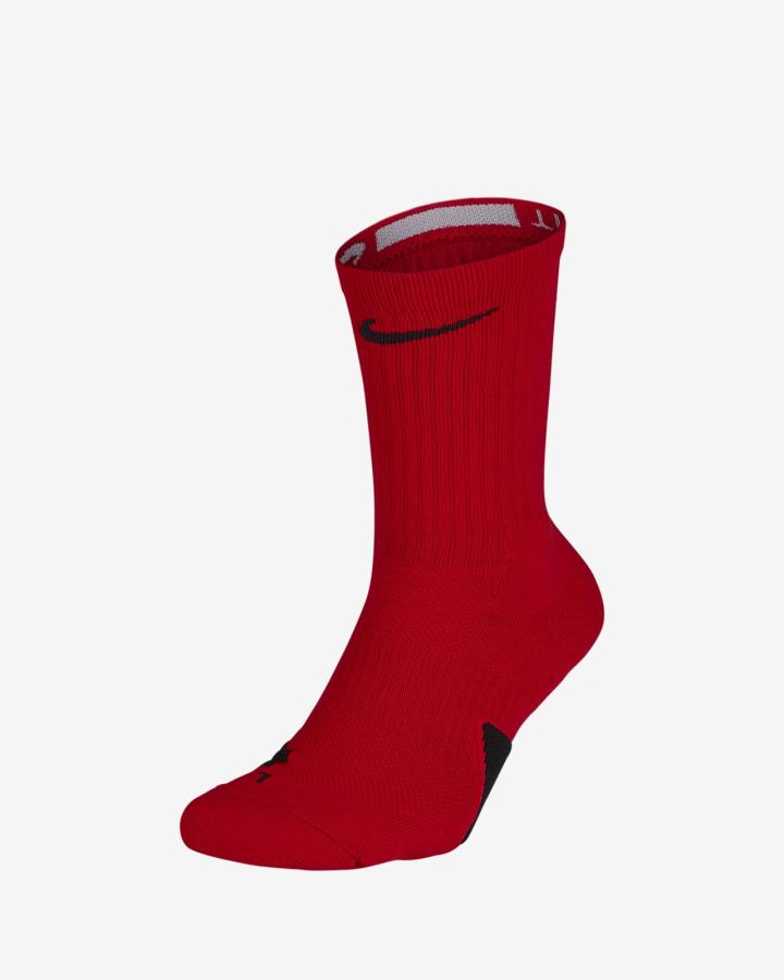 Calcetines Nike Elite Crew Basketball Hombre Rojas Negras | WASGX-8014