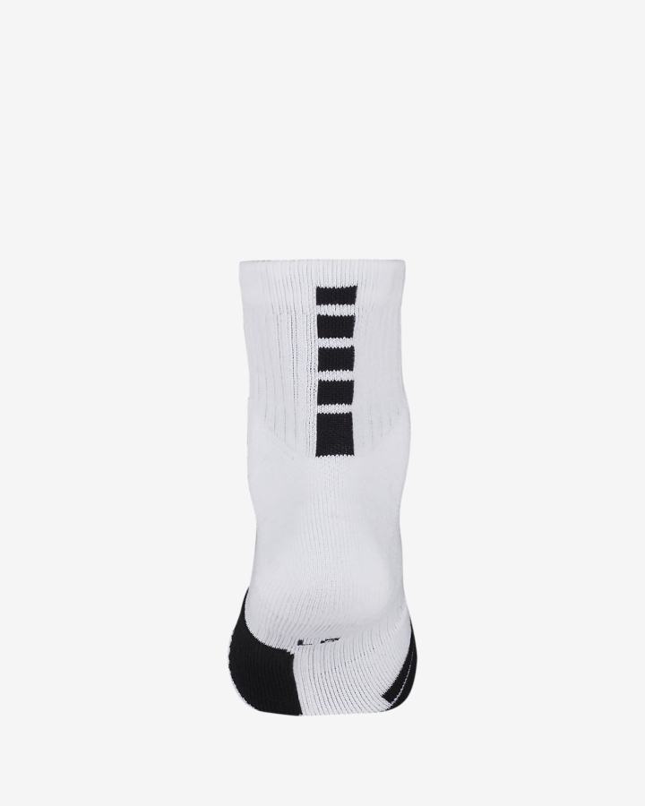 Calcetines Nike Elite Mid Basketball Hombre Blancas Negras | ODCVK-5903
