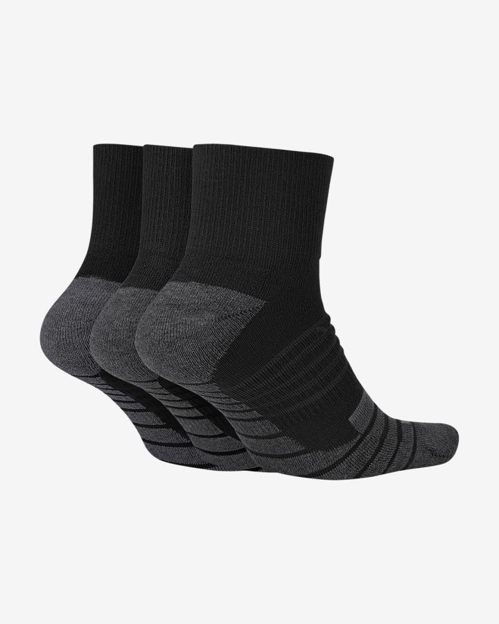 Calcetines Nike Everyday Max Cushioned Training Ankle (3 Pairs) Hombre Negras Gris Oscuro Blancas | NOTRV-4067