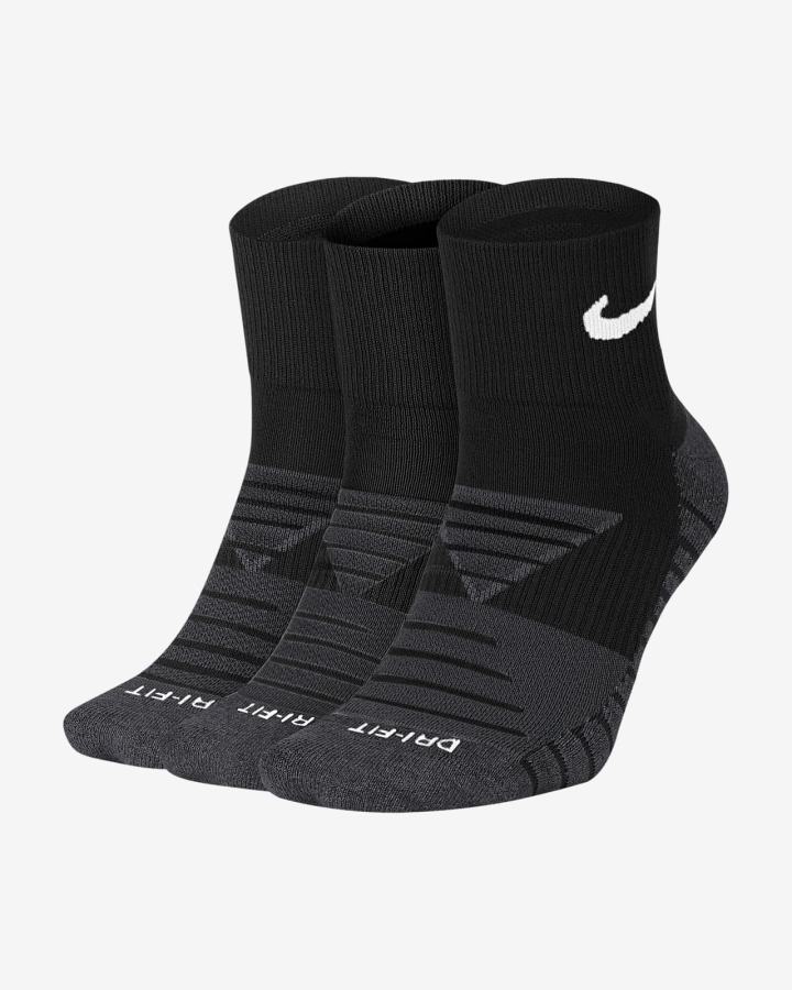 Calcetines Nike Everyday Max Cushioned Training Ankle (3 Pairs) Hombre Negras Gris Oscuro Blancas | NOTRV-4067
