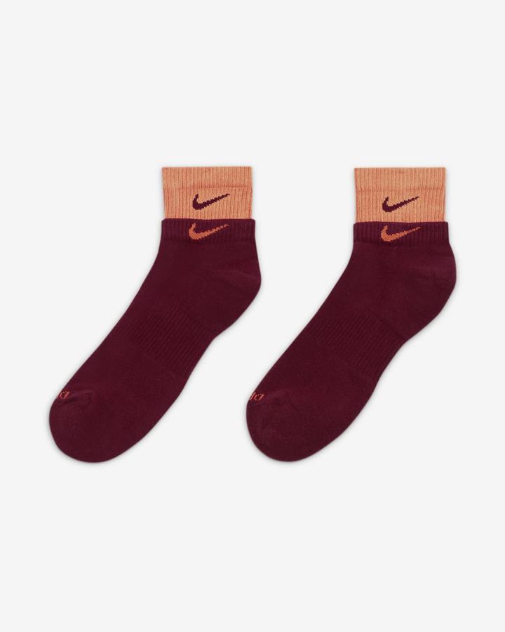 Calcetines Nike Everyday Plus Cushioned Training Ankle Hombre Naranjas | DSJMB-6925