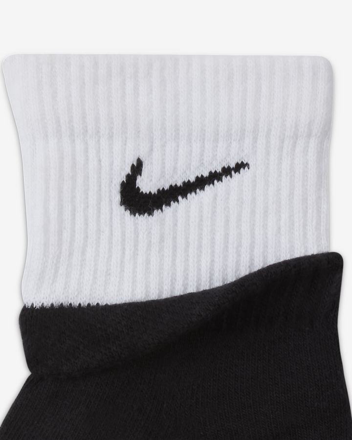 Calcetines Nike Everyday Plus Cushioned Training Ankle Hombre Negras Blancas | DZFEM-0768