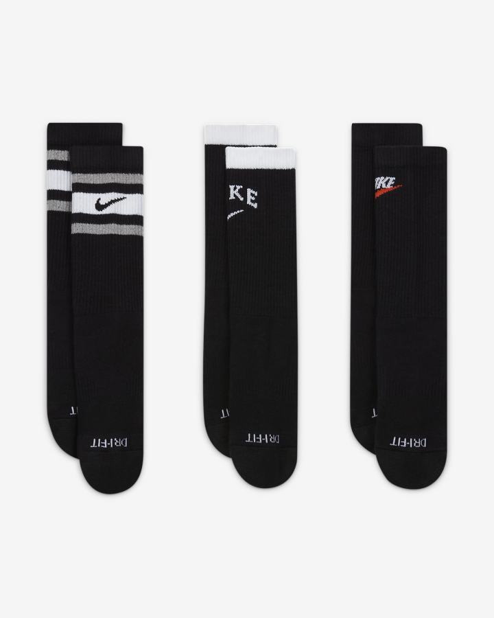 Calcetines Nike Everyday Plus Cushioned Crew Niña Multicolor | IRVUE-3470