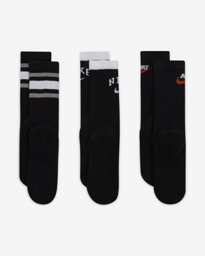Calcetines Nike Everyday Plus Cushioned Crew Niña Multicolor | IRVUE-3470