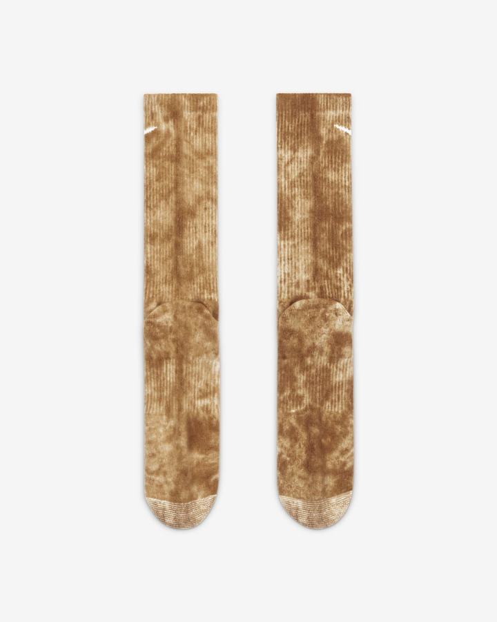 Calcetines Nike Everyday Plus Cushioned Crew Hombre Marrones Beige Blancas | JERBQ-7389