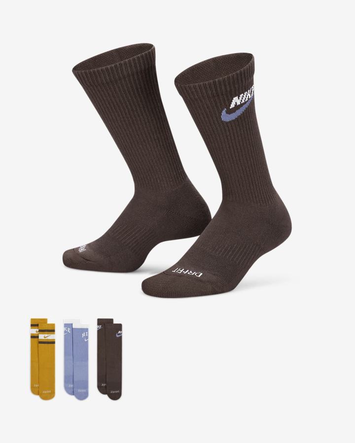 Calcetines Nike Everyday Plus Cushioned Crew Niña Multicolor | JMXOG-6802