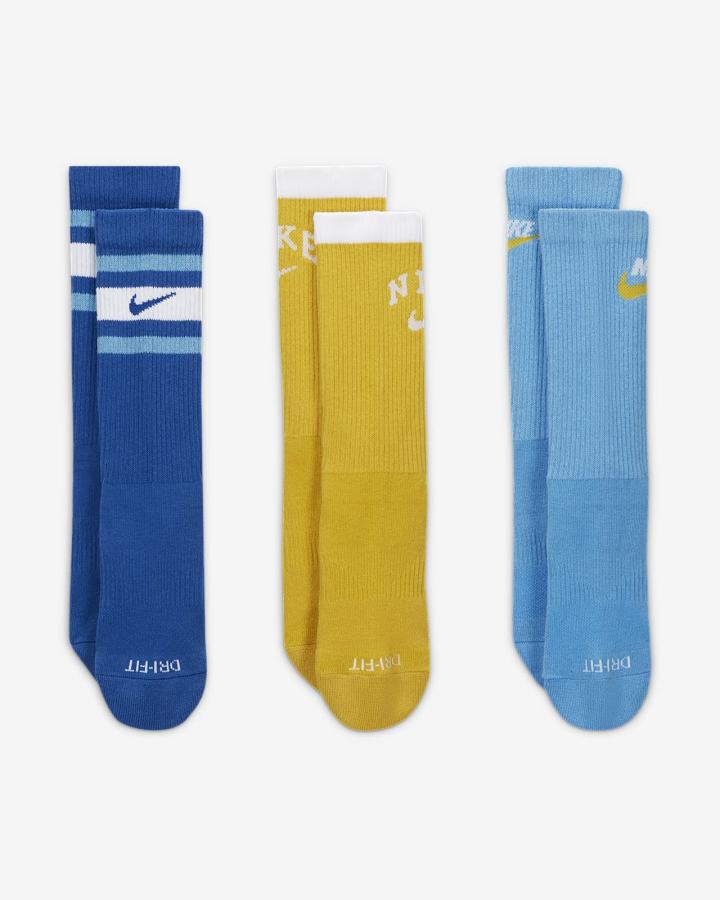 Calcetines Nike Everyday Plus Cushioned Crew Niña Multicolor | NBYVG-8310
