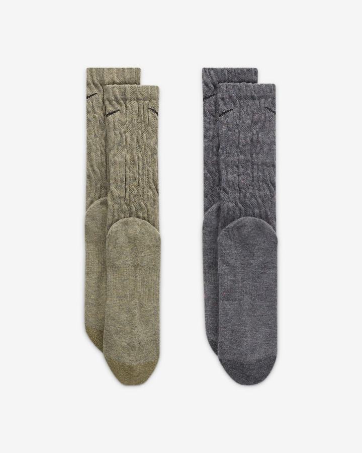 Calcetines Nike Everyday Plus Cushioned Crew (2 Pairs) Hombre Multicolor | TGJCP-9483