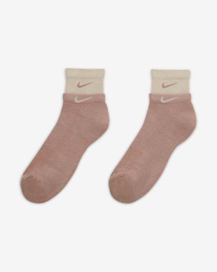 Calcetines Nike Everyday Plus Cushioned Training Ankle Hombre Rosas Blancas | TQHGU-4603