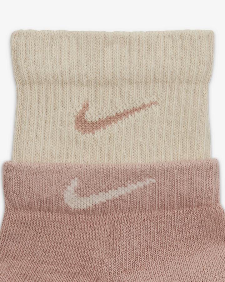 Calcetines Nike Everyday Plus Cushioned Training Ankle Hombre Rosas Blancas | TQHGU-4603