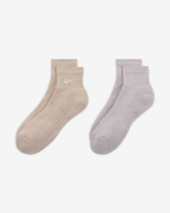 Calcetines Nike Everyday Plus Cushioned Training Ankle (2 Pairs) Hombre Multicolor | XDMVP-2481