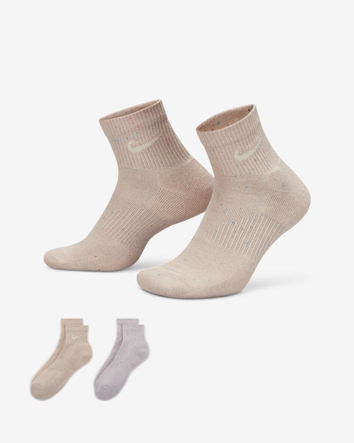 Calcetines Nike Everyday Plus Cushioned Training Ankle (2 Pairs) Hombre Multicolor | XDMVP-2481