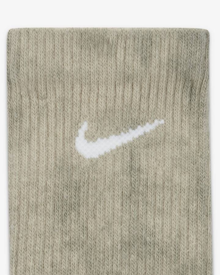 Calcetines Nike Everyday Plus Cushioned Crew Hombre Gris Claro Blancas | YHLZK-1450