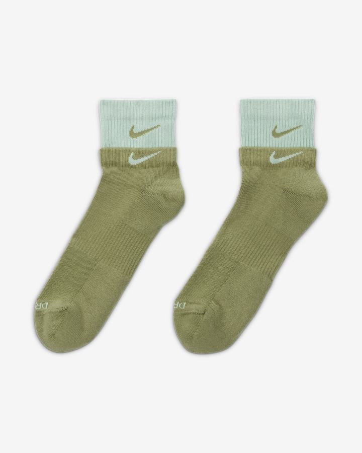 Calcetines Nike Everyday Plus Cushioned Training Ankle Hombre Verde | YUNIG-1425