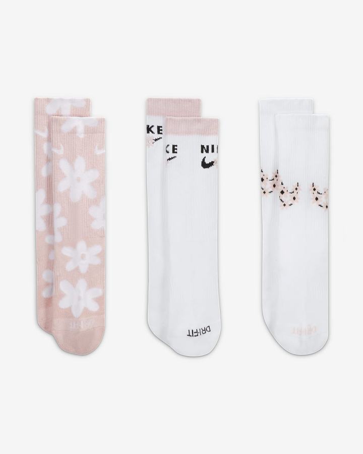 Calcetines Nike Everyday Plus Kids Cushioned Crew (3 Pairs) Niña Multicolor | NFVKJ-4672