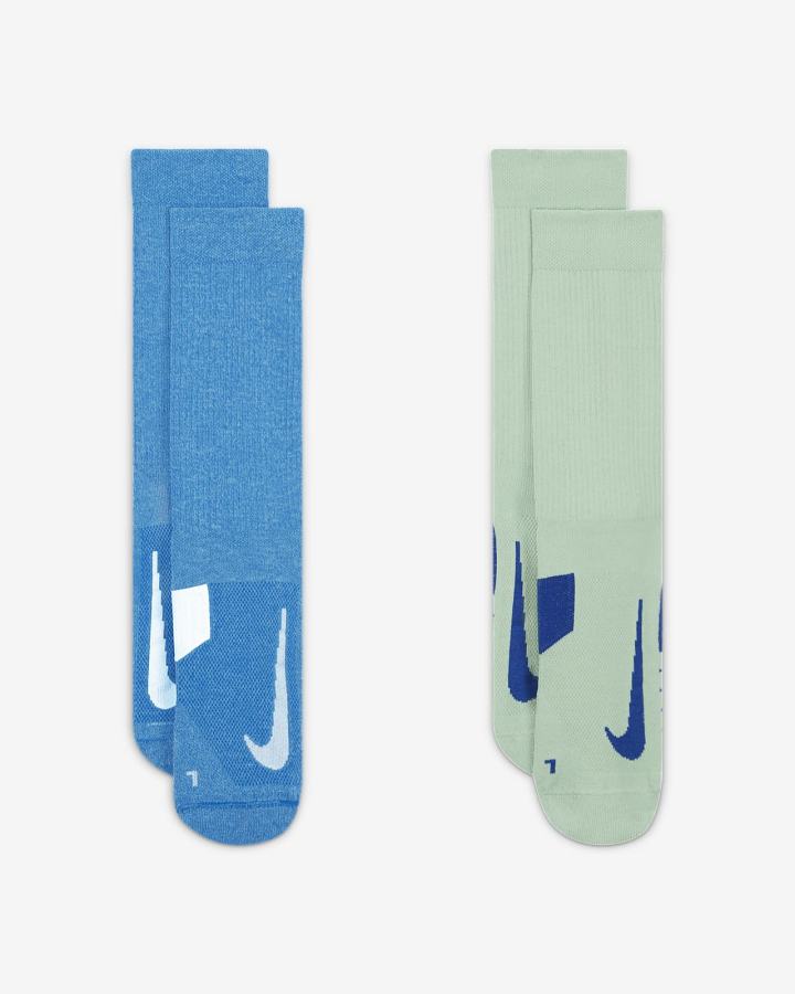 Calcetines Nike Multiplier Crew Sock (2 Pairs) Hombre Multicolor | DYSIB-8071