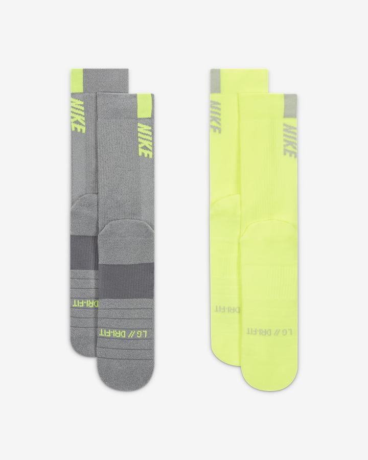 Calcetines Nike Multiplier Crew Sock (2 Pairs) Hombre Multicolor | YSPNH-9861