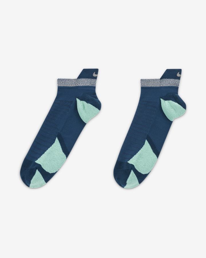 Calcetines Nike Spark Cushioned No-Show Running Hombre Azules Verde | EBHOJ-1697
