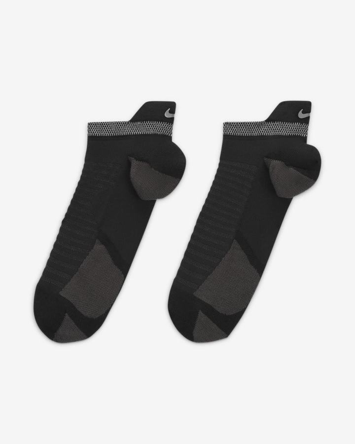 Calcetines Nike Spark Cushioned No-Show Running Hombre Negras | IYBAS-2687