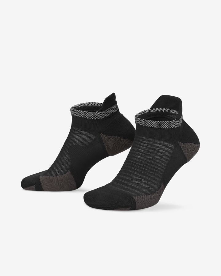 Calcetines Nike Spark Cushioned No-Show Running Hombre Negras | IYBAS-2687