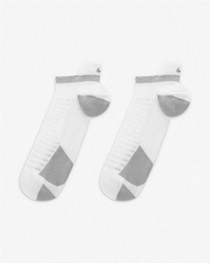Calcetines Nike Spark Cushioned No-Show Running Hombre Blancas | MNQPG-5632