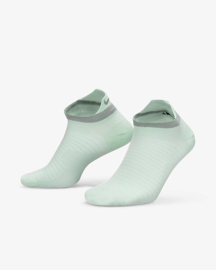 Calcetines Nike Spark Lightweight No-Show Running Hombre Verde Menta Plateadas | MJPGY-6274