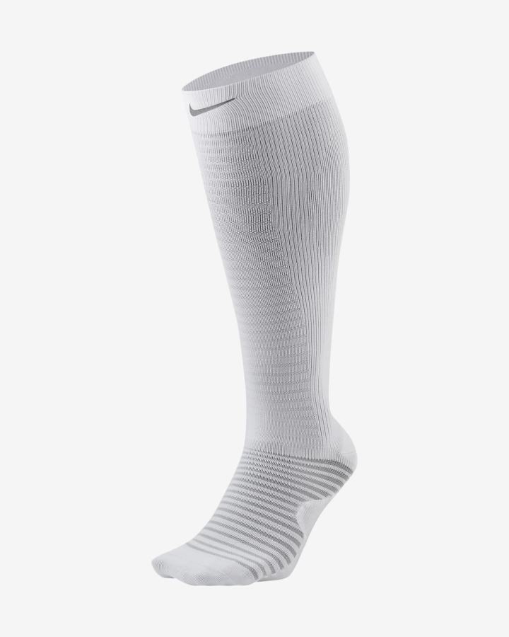 Calcetines Nike Spark Lightweight Over-The-Calf Compression Running Hombre Blancas | CDFSK-8741