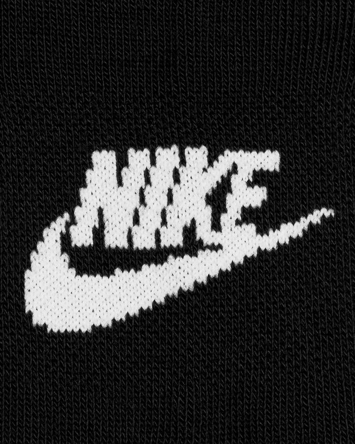 Calcetines Nike Sportswear Everyday Essential No-Show (3 Pairs) Hombre Negras Blancas | CZJNM-0563