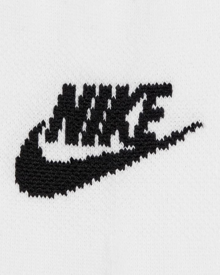Calcetines Nike Sportswear Everyday Essential No-Show (3 Pairs) Hombre Blancas Negras | PIOSJ-9824